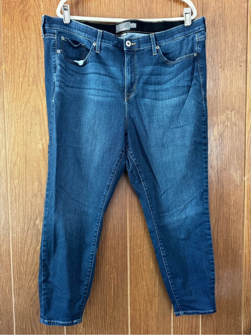 torrid High-Rise Dark Blue Stretch Jeans for Women